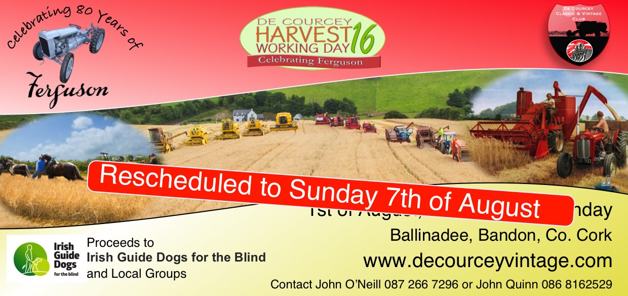 Rescheduled Harvest Day De Courcey Classic & Vintage Club